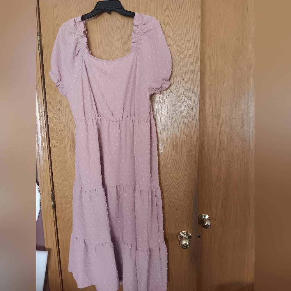 Women's plus size 2X,  Shein shirt sleeve dress - Picture 2 of 3